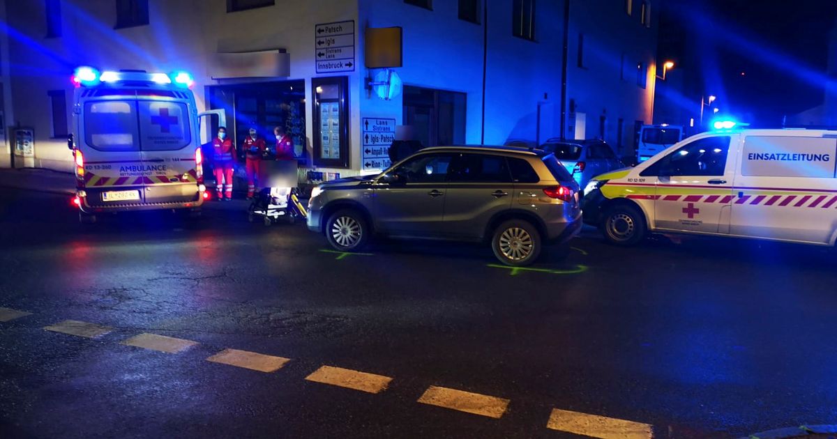 58-year-old pedestrian died in clinic after accident in Aldrans |  Tyrolean daily newspaper online