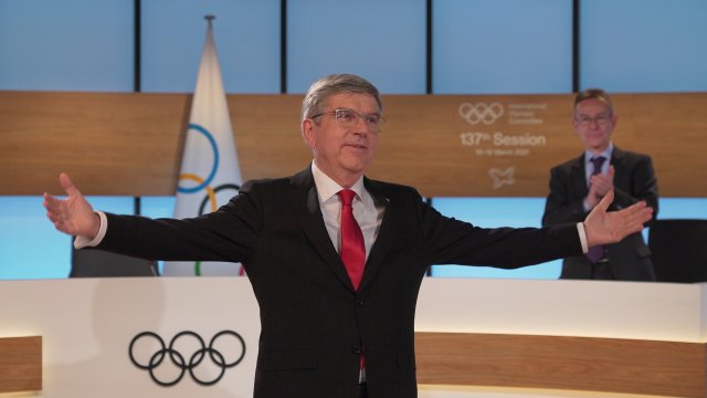 Freshly re-elected, the IOC President is convinced that the Olympic Games will take place